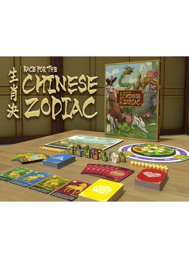 Capstone Games: Race for The Chinese Zodiac - Interactive Simultaneous Card Game, 3-5 Players, Ages 8+, 40 to 70 Min - Image 2